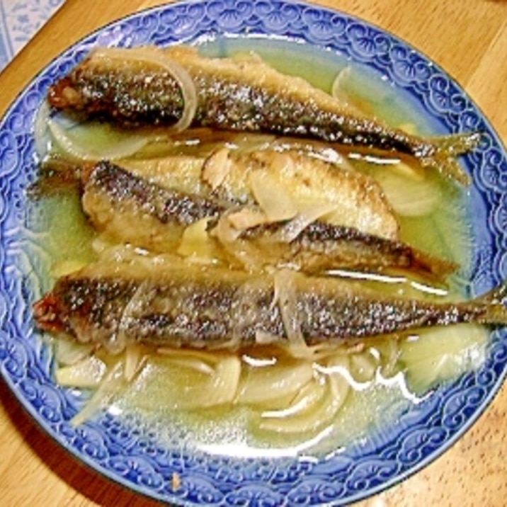 骨まで食べるイワシ丸干しの南蛮漬け レシピ 作り方 By Potemaru05 楽天レシピ 骨まで食べるイワシ丸干しの南蛮漬け レシピ 作り方 By Potemaru05 楽天レシピ